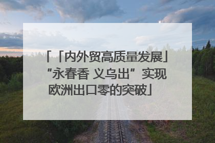 「内外贸高质量发展」“永春香 义乌出”实现欧洲出口零的突破