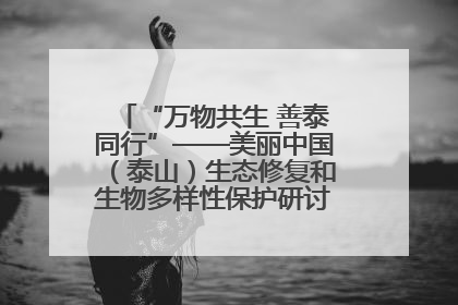 “万物共生 善泰同行”——美丽中国（泰山）生态修复和生物多样性保护研讨会成功举办