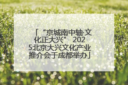 “京城南中轴·文化正大兴” 2025北京大兴文化产业推介会于成都举办