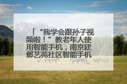 “我学会跟孙子视频啦！”教老年人使用智能手机，南京建邺艺苑社区智能手机课堂圆满落幕