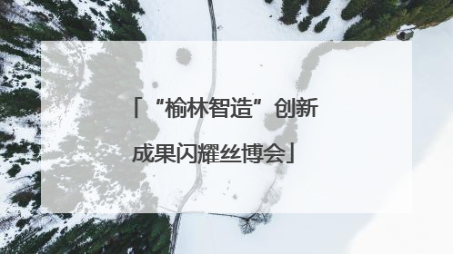 “榆林智造”创新成果闪耀丝博会