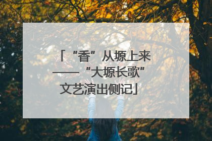 “香”从塬上来——“大塬长歌”文艺演出侧记