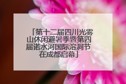 第十二届四川光雾山休闲避暑季暨第四届诺水河国际溶洞节在成都启幕