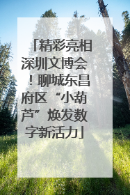 精彩亮相深圳文博会！聊城东昌府区“小葫芦”焕发数字新活力