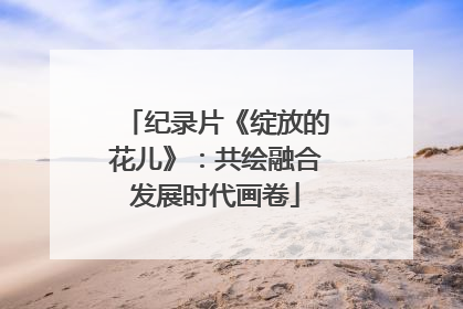 纪录片《绽放的花儿》：共绘融合发展时代画卷