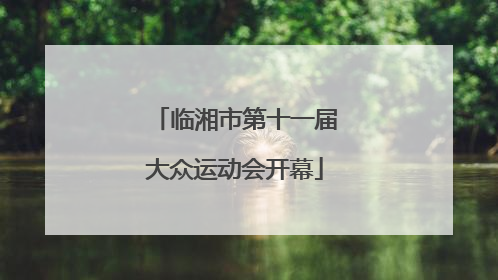 临湘市第十一届大众运动会开幕
