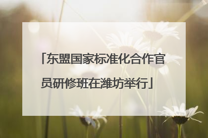 东盟国家标准化合作官员研修班在潍坊举行