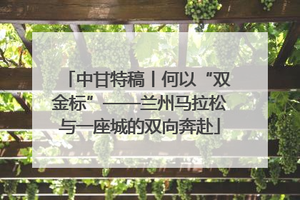 中甘特稿丨何以“双金标”——兰州马拉松与一座城的双向奔赴