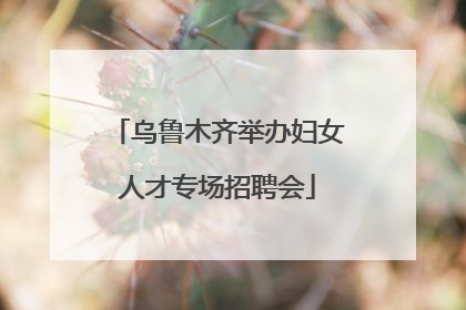 乌鲁木齐举办妇女人才专场招聘会