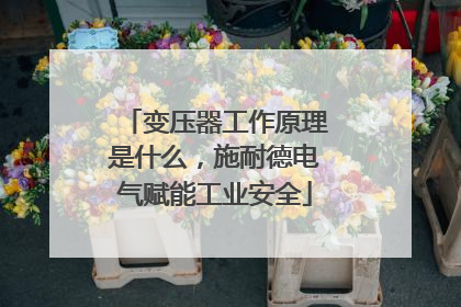 变压器工作原理是什么，施耐德电气赋能工业安全