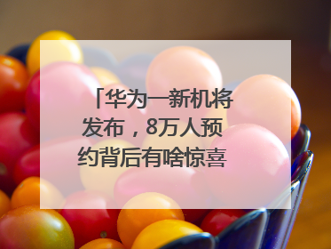 华为一新机将发布，8万人预约背后有啥惊喜？｜热财经