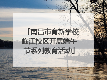 南昌市育新学校临江校区开展端午节系列教育活动
