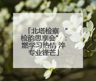 北塔检察 “检韵思享会”：燃学习热情 淬专业锋芒