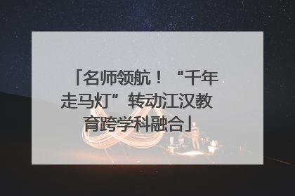 名师领航！“千年走马灯”转动江汉教育跨学科融合