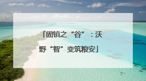固镇之“谷”：沃野“智”变筑粮安
