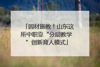因材施教！山东这所中职靠“分层教学”创新育人模式
