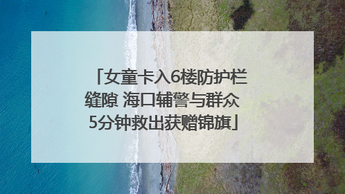 女童卡入6楼防护栏缝隙 海口辅警与群众5分钟救出获赠锦旗