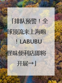 排队预警！全球顶流来上海啦！LABUBU怪味便利店即将开展→