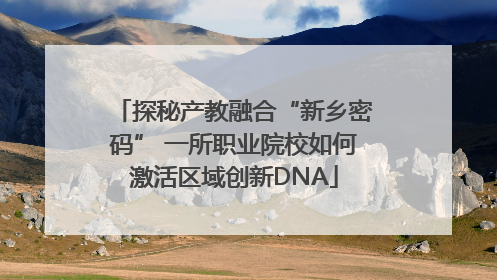 探秘产教融合“新乡密码” 一所职业院校如何激活区域创新DNA