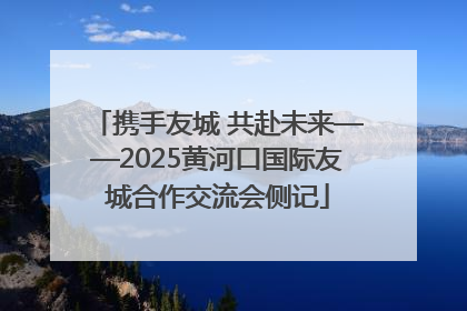 携手友城 共赴未来——2025黄河口国际友城合作交流会侧记