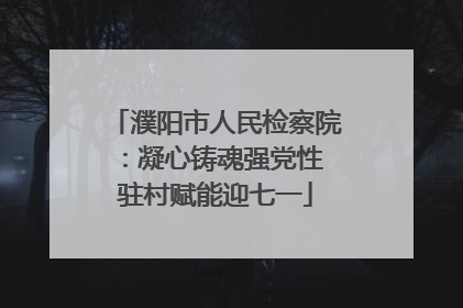 濮阳市人民检察院：凝心铸魂强党性 驻村赋能迎七一