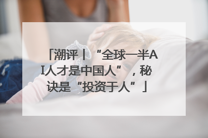 潮评丨“全球一半AI人才是中国人”，秘诀是“投资于人”