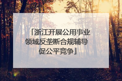浙江开展公用事业领域反垄断合规辅导 促公平竞争