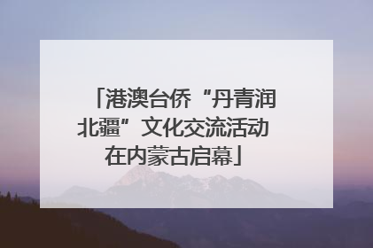 港澳台侨“丹青润北疆”文化交流活动在内蒙古启幕