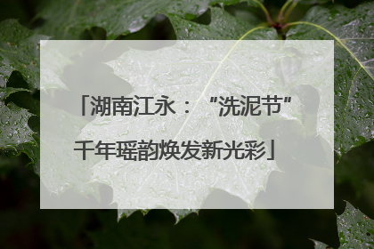 湖南江永：“洗泥节”千年瑶韵焕发新光彩