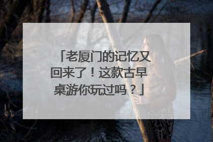 老厦门的记忆又回来了！这款古早桌游你玩过吗？