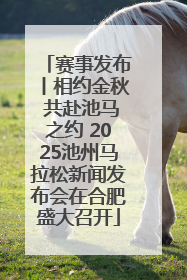 赛事发布丨相约金秋 共赴池马之约 2025池州马拉松新闻发布会在合肥盛大召开