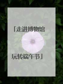 走进博物馆 玩转端午节