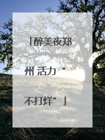醉美夜郑州 活力“不打烊”