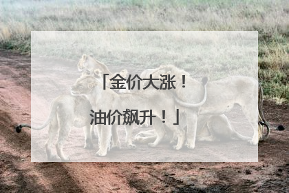金价大涨！油价飙升！