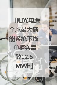 阳光电源全球最大储能系统下线 单柜容量破12.5MWh