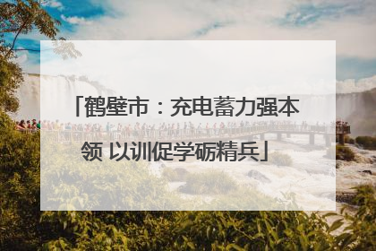 鹤壁市：充电蓄力强本领 以训促学砺精兵