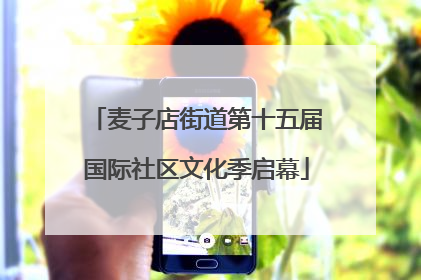 麦子店街道第十五届国际社区文化季启幕