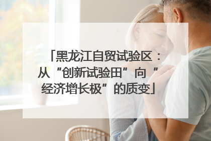 黑龙江自贸试验区：从“创新试验田”向“经济增长极”的质变