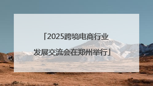 2025跨境电商行业发展交流会在郑州举行