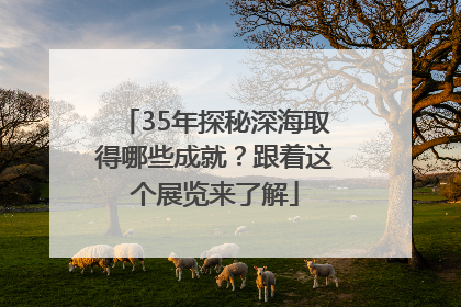 35年探秘深海取得哪些成就？跟着这个展览来了解